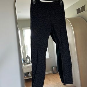 Cheetah print lululemon leggings
